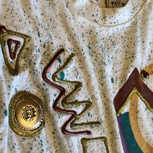 KWBL Los Angeles cotton/poly quality tee O/S hand painted - Picture 4 of 7